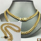 8mm 10k Gold Miami Cuban link Bracelet 7.5" 8" 8.5" 9" REAL 10kt Yellow Gold