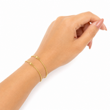 Real 18K Yellow Gold Franco Bracelet 1mm 7" 8" Ladies Dainty Thin Chain Jewelry