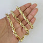 10k Gold Milano Rope Chain Necklace 24" 7mm 10kt Yellow Gold REAL
