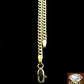 10k Gold Chain For Mens/Women Real Gold Cuban Chains 20" 22" 24" 26" 28" 30 3mm
