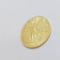 1947 Mexican Centenario 50 Gold Pesos Copy Coin Solid 10k Yellow Gold Centenaro
