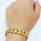 13mm Solid 14k Yellow Gold bracelet Miami Cuban Link 8 Inch Mens REAL 14kt HEAVY
