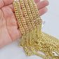 Real 14k Gold Necklace Miami Cuban Link chain 6mm 18" - 28 Inch Strong, 14kt Men
