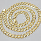 Real 10k Yellow Gold Cuban Curb Link Chain Necklace 10mm 20"- 30" 10kt SOLID