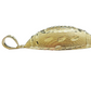 10k Yellow Gold Charm Pendant American Football Men's REAL 10KT , FREE SHIPPING