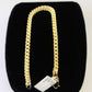 10k Yellow Gold Franco Bracelet 3mm 7.5" Inch Men Women Link Real