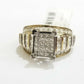 2 CT Diamond 10K Gold Ladies Ring Wedding Anniversary Princess cut Diamond Women
