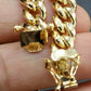 8mm 10k Gold Miami Cuban link Bracelet 7.5" 8" 8.5" 9" REAL 10kt Yellow Gold