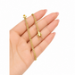 10k Real Solid Gold Miami Cuban Bracelet 2mm Link 7" inch Women Ladies