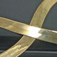 REAL 10k Solid Gold Herringbone Chain Necklace 10mm 18" inch 10kt Yellow Gold