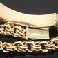 Solid 10k Gold Chino ID Bracelet Size 7.5" Inch Box