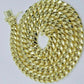 Real 14k Yellow Gold Miami Cuban link chain 8mm 30 Inch With Box Clasp Mens 14KT