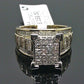 2 CT Diamond 10K Gold Ladies Ring Wedding Anniversary Princess cut Diamond Women