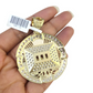 Real 10k Rope Chain Last Supper Necklace Pendant Set 7mm 20"-30" Gold Men