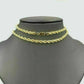 10k Yellow Gold "M" Head Charm Pendent Rope Chain 2.5mm 20 22 24 Men's Womens