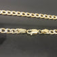 REAL 10k Gold Cuban Link Bracelet Diamond Cuts 9Inch Men Women