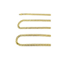 Real 10k Yellow Gold Necklace Miami Cuban Link Chain 18 Inch 2mm 10KT
