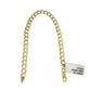 Real 10k Cuban Curb Bracelet Yellow Gold Solid 8 Inch 6mm 10kt Bracelet