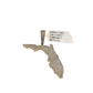 Real 10k Yellow Gold Florida Diamond Charm Pendant 1.5'' inch Genuine 10kt