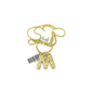 Real 10k Gold Franco Chain 2.5mm 16"-26" M Initial Charm Pendant Necklace SET