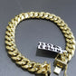 REAL 14K Yellow Gold Miami Cuban Bracelet 9" inch Link 9mm Brand New Box Clasp