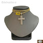 Real Diamond Cross with Solid 10k Rope Chain 20 22 24 26 28 inch, vs full cut