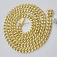 Mens 10k Yellow Gold Chain Neckalce Miami cuban Link 8mm 18" - 30 Inch REAL 10KT