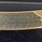REAL 10k Solid Gold Herringbone Chain Necklace 10mm 18" inch 10kt Yellow Gold