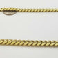 10K SOLID Yellow Gold Miami Cuban Chain 8mm 24 Inch men's Real gold 10kt