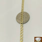 10k Yellow Gold Cuban link chain Necklace 20" 22" 24" 26" 28" 30" 4mm