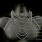 10k Solid Gold Miami Cuban Chain Bracelet Set 4mm Men Women Necklace Real