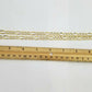 22" Real 14K Yellow Gold Figaro Link Chain 6mm Necklace Diamond Cut Lobster