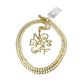 10k Gold Cuban Curb 3mm Chain Necklace No Days Off Charm Pendant 18"-28" Set
