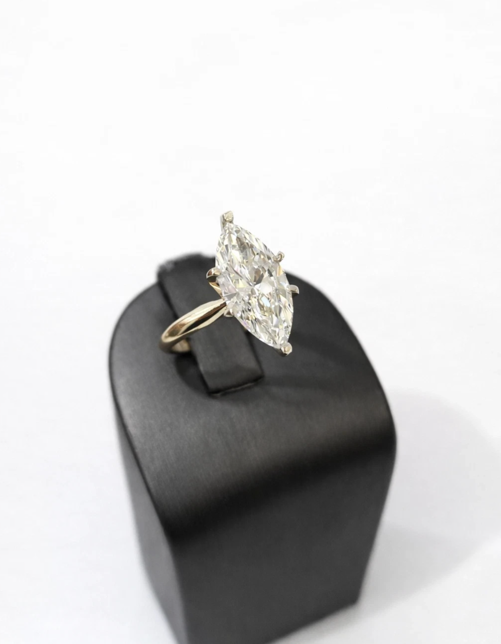 14k Yellow Gold Diamond Oval Ring LAB Created Wedding Engagement Ladies Women