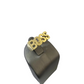 Real 10K Yellow Gold Mens BOSS Ring Letter Bold Statement Pinky Style