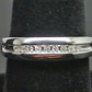 Mens 10k Gold White Gold Natural Diamond Band 0.25 Ct Wedding Anniversary Ring