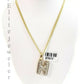 10K Gold Chain Initial H Charm Alphabet Pendant Solid 0.46 CT Diamond Men Ladies
