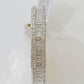 Memory Picture Charm Pendant REAL 14k Yellow God Genuine 3 CT Diamonds Mens 14KT