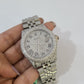 ROLEX Datejust Natural Diamond Iced Out 36mm Watch
