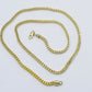 Real 10k Yellow Franco Necklace 3mm Chain Lobster Clasp 18" -26" Men Women Rope