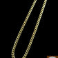 10k Gold Chain For Mens/Women Real Gold Cuban Chains 20" 22" 24" 26" 28" 30 3mm