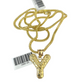10k Gold Franco Chain Necklace SET 2.5mm 16"-26" Y Nugget Initial Charm Pendant