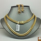 Real Gold 7mm 24" Mens Cuban Link Necklace 10KT yellow Gold Chain Strong Links