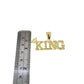 10K Yellow Gold Miami Cuban Link Chain Set KING Charm Pendant 4.5mm 18-28"