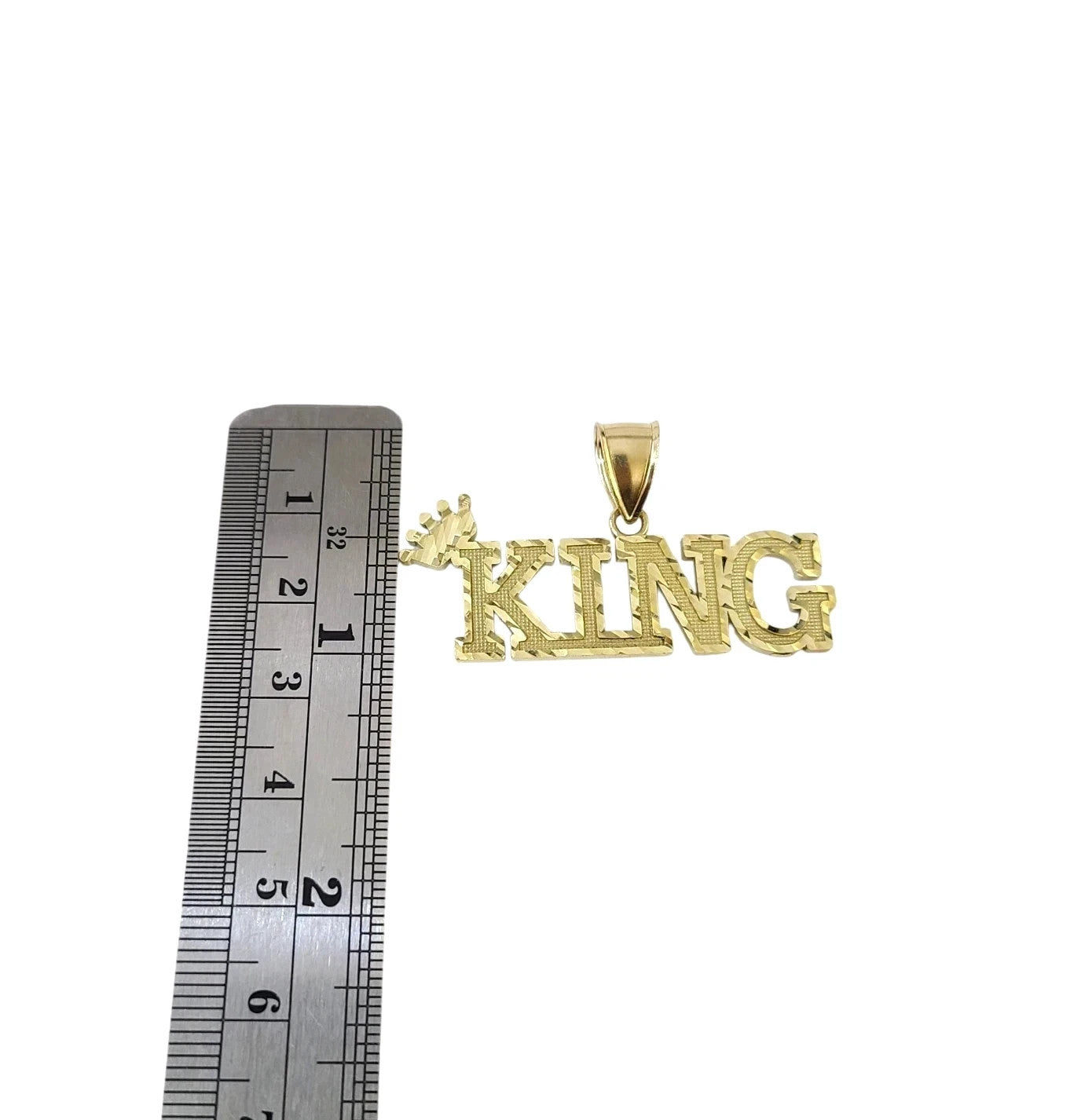 10K Yellow Gold Miami Cuban Link Chain Set KING Charm Pendant 4.5mm 18-28"