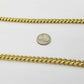 14k REAL Yellow Gold Necklace 26" Inch 10mm Miami Cuban Box Lock Men 14kt