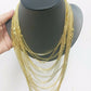 REAL 10k Yellow Gold Cuban link chain 4mm Necklace 16" 18" 20" 22" 24" 26"