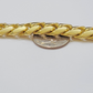 13mm Solid 14k Yellow Gold bracelet Miami Cuban Link 8 Inch Mens REAL 14kt HEAVY
