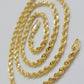 Real 18kt Yellow Gold Rope Chain Necklace 3mm 22 Inch Men Women SOLID HEAVY 18k