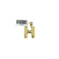 Real 10k Rope Chain 3mm 18"-28" Necklace Nugget H Initial Charm Set Pendant Gold